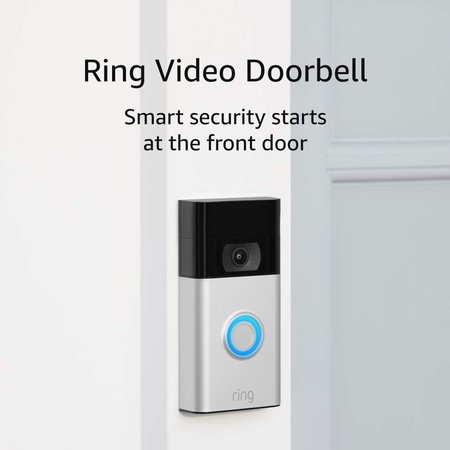 RING Video Doorbell 2020 Release Satin Nickel RIN8VRASZ-SEN0